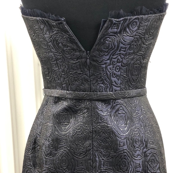 Badgley Mischka Strapless Cocktail Dress. Preowned - Picture 2 of 14
